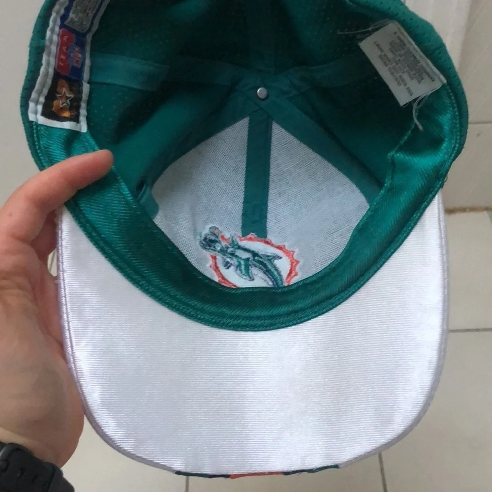 Miami Dolphins Team NFL Drew Pearson Blue  Hat One Size Adjustable vintage - Picture 9 of 9